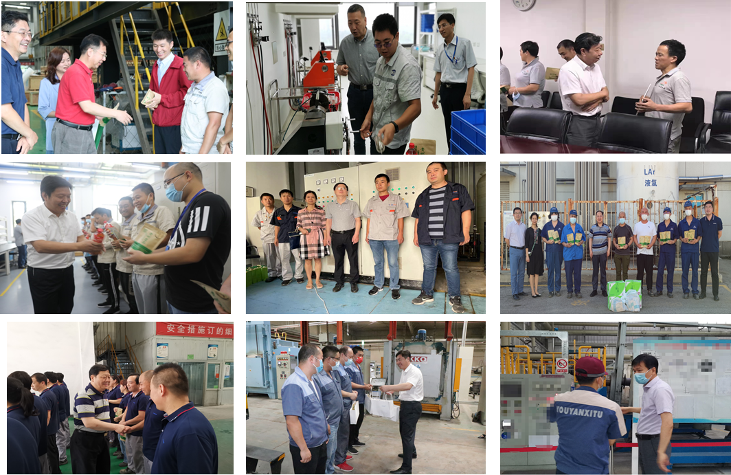 清凉一夏 情系职工—有研集团工会开展送清凉、送慰问活动