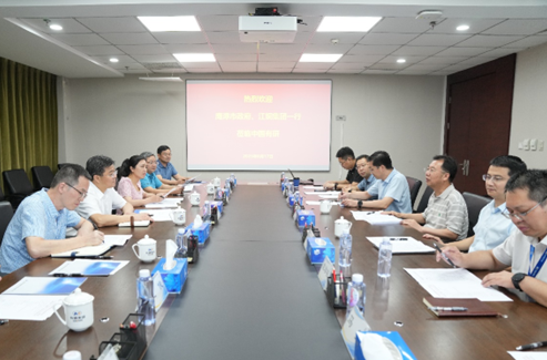 鹰潭市委副书记、市长张子健一行到中文色情
调研交流