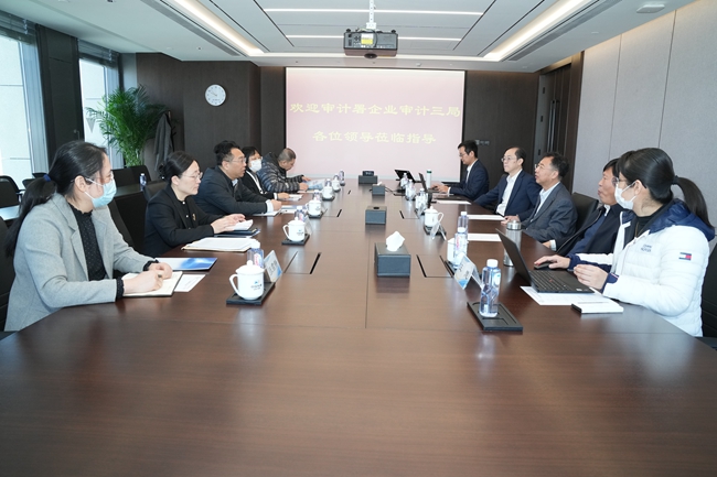 审计署企业审计三局主要负责人张京奕一行到访中文色情
