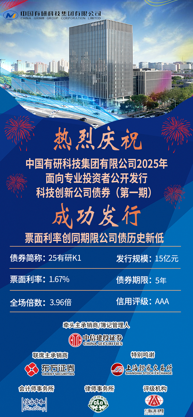 喜报！ 中文色情
成功发行15亿科技创新公司债券